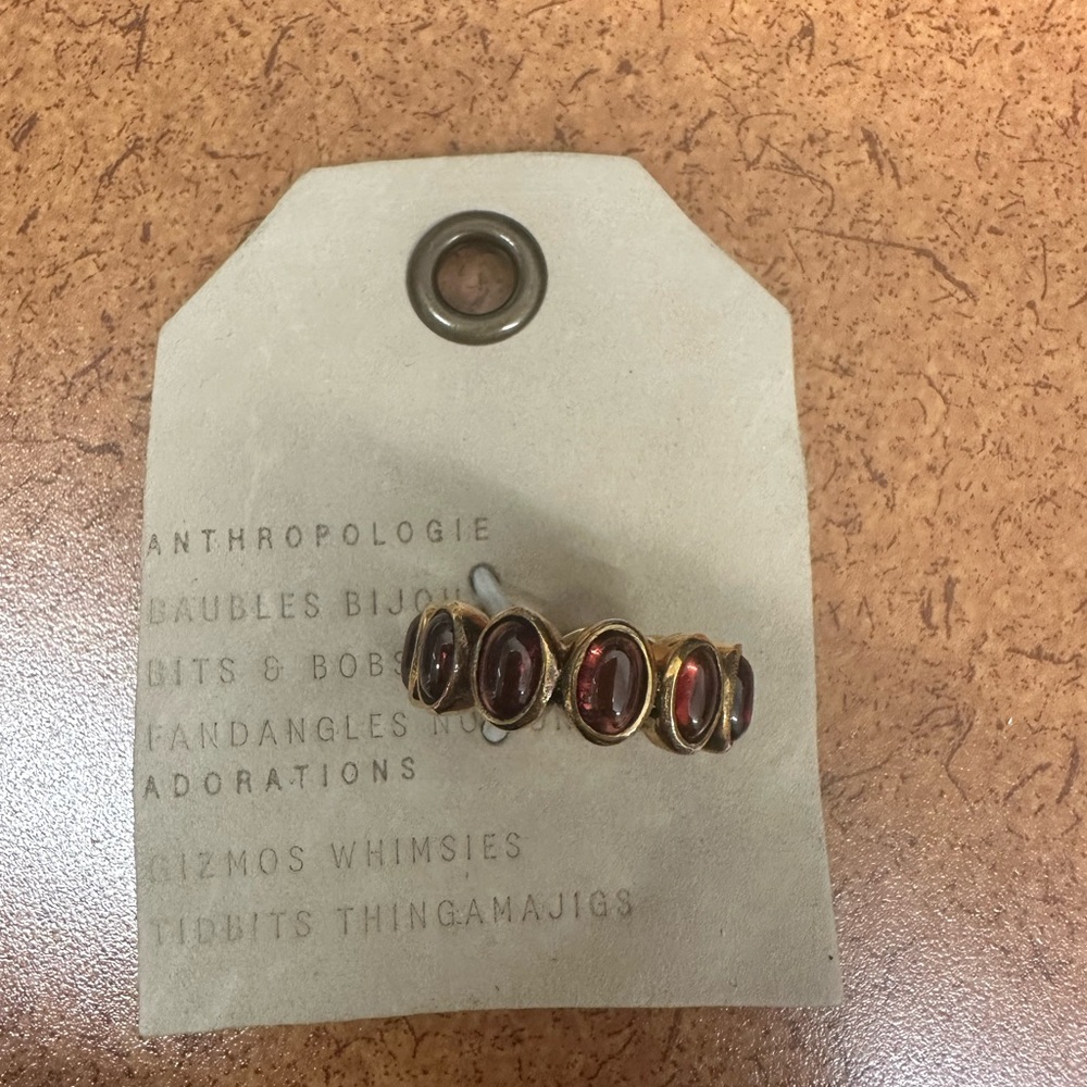NWT- Anthropologie Gold-Tone Ring